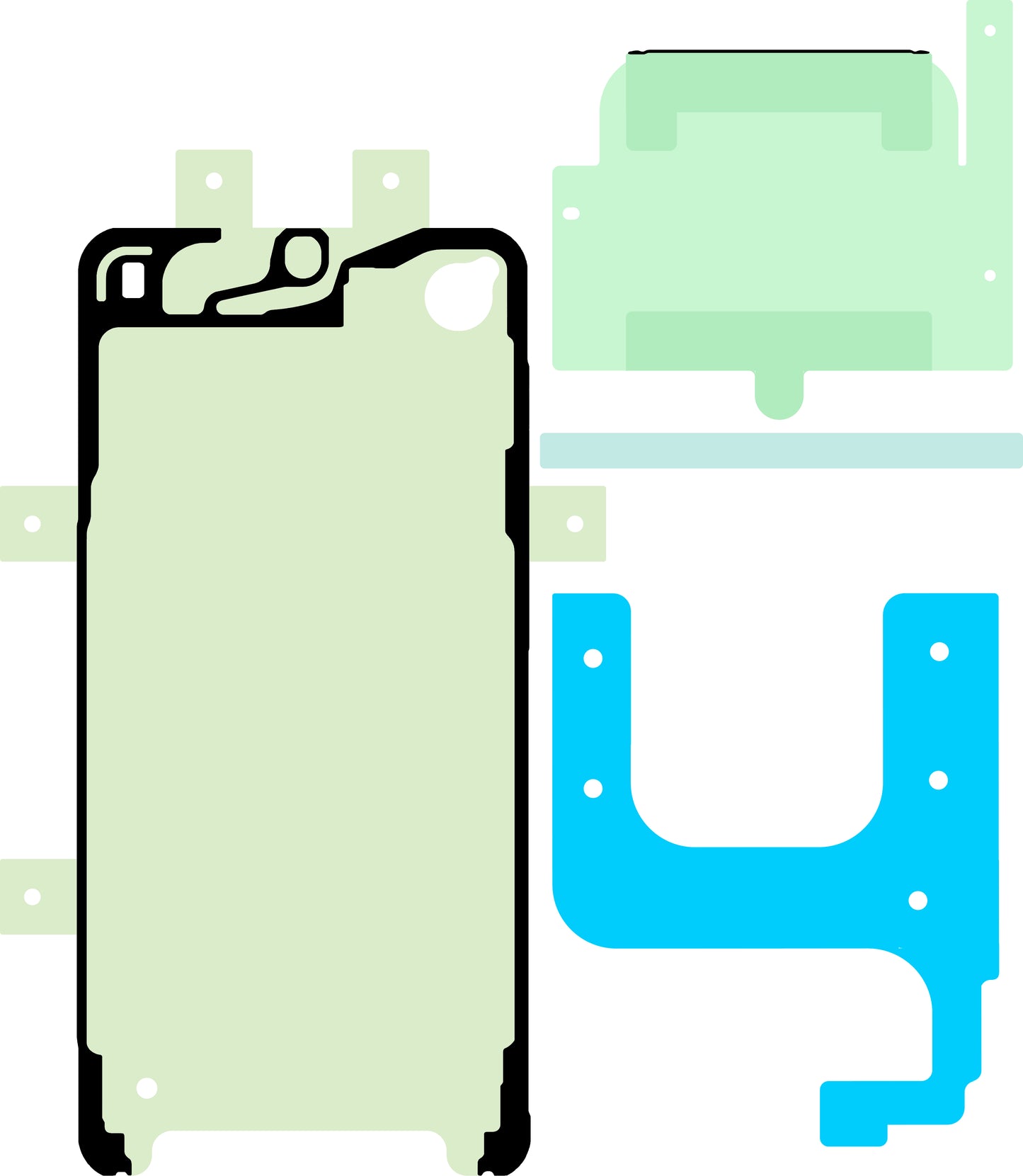 Kit Adhezivní Display Samsung Galaxy S23+ S916, Service Pack GH82-30555A