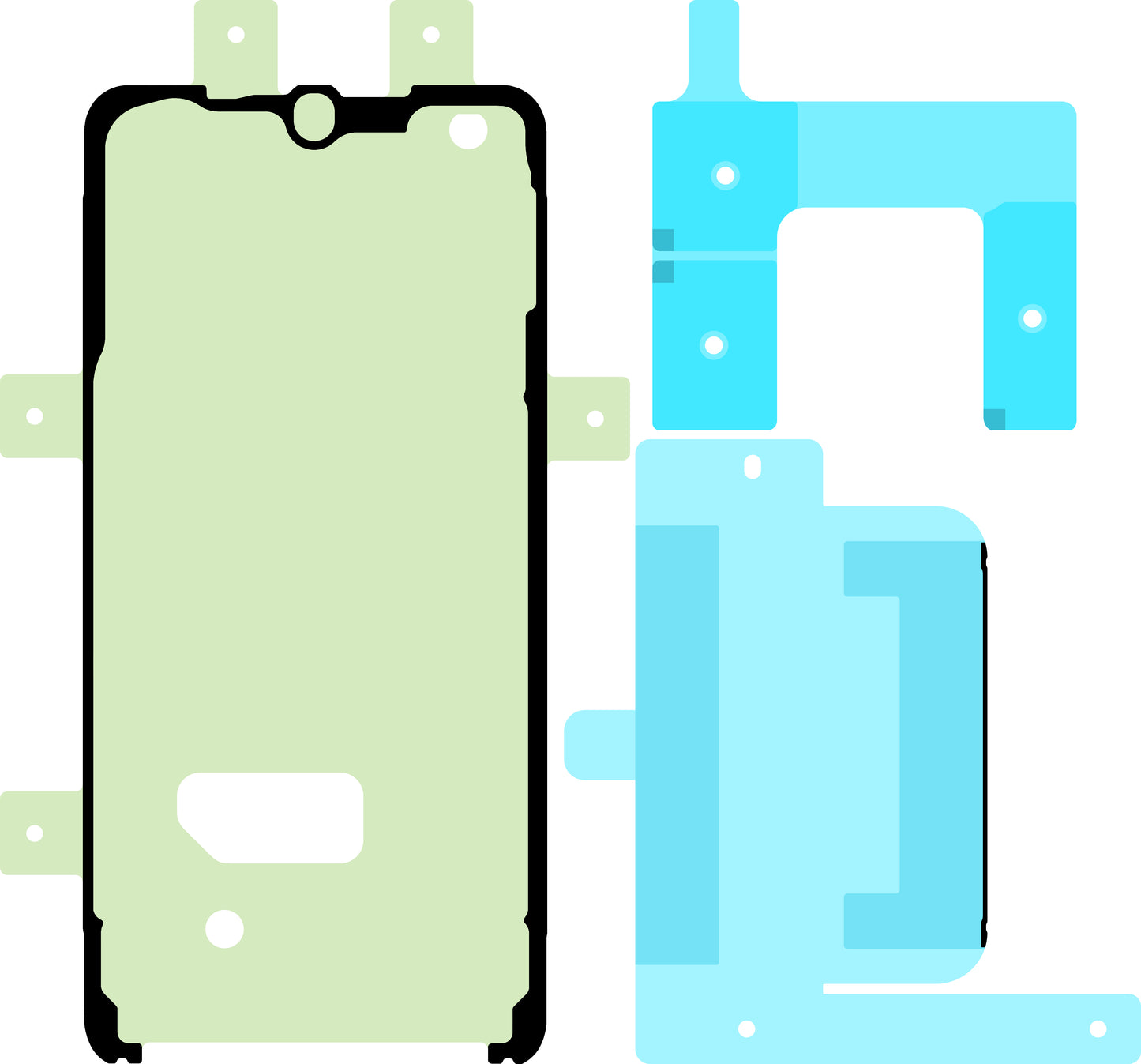 Kit lepidlo displeje Samsung Galaxy S22 5G S901, Service Pack GH82-30244A