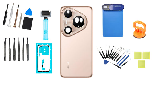 Sada krytu baterie Huawei Pura 80 Ultra Prestige Gold Service Pack a specializované servisní nástroje