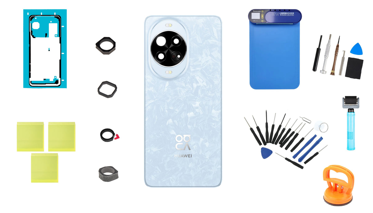 Sada krytu baterie Huawei nova 14 Pro Crystal Blue Service Pack a dedikované servisní nástroje