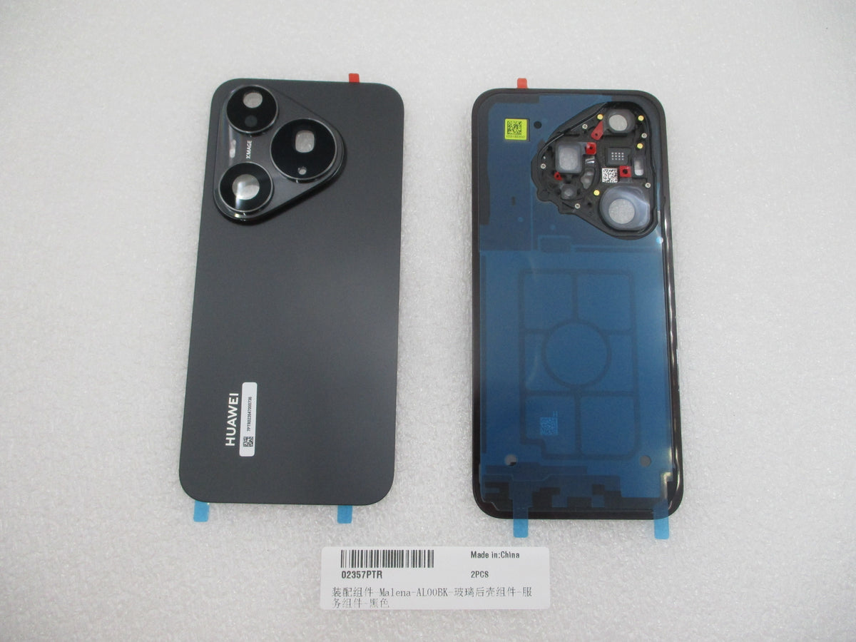 Sada zadního krytu baterie Huawei Pura 90s Pro Mulberry Black Service Pack a specializované servisní nástroje