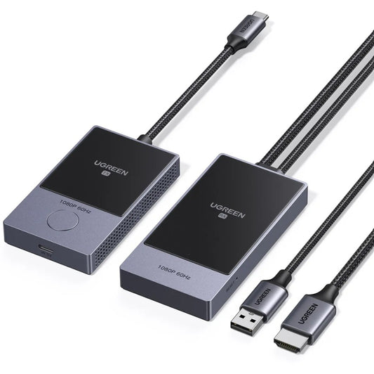 Bezdrátový HDMI extender UGREEN CM737, 1080P, šedý
