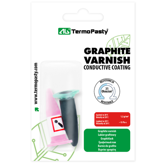 Grafitový lak AG Termopasty, 2ml, Sada 2 kusy ART.AGT-022