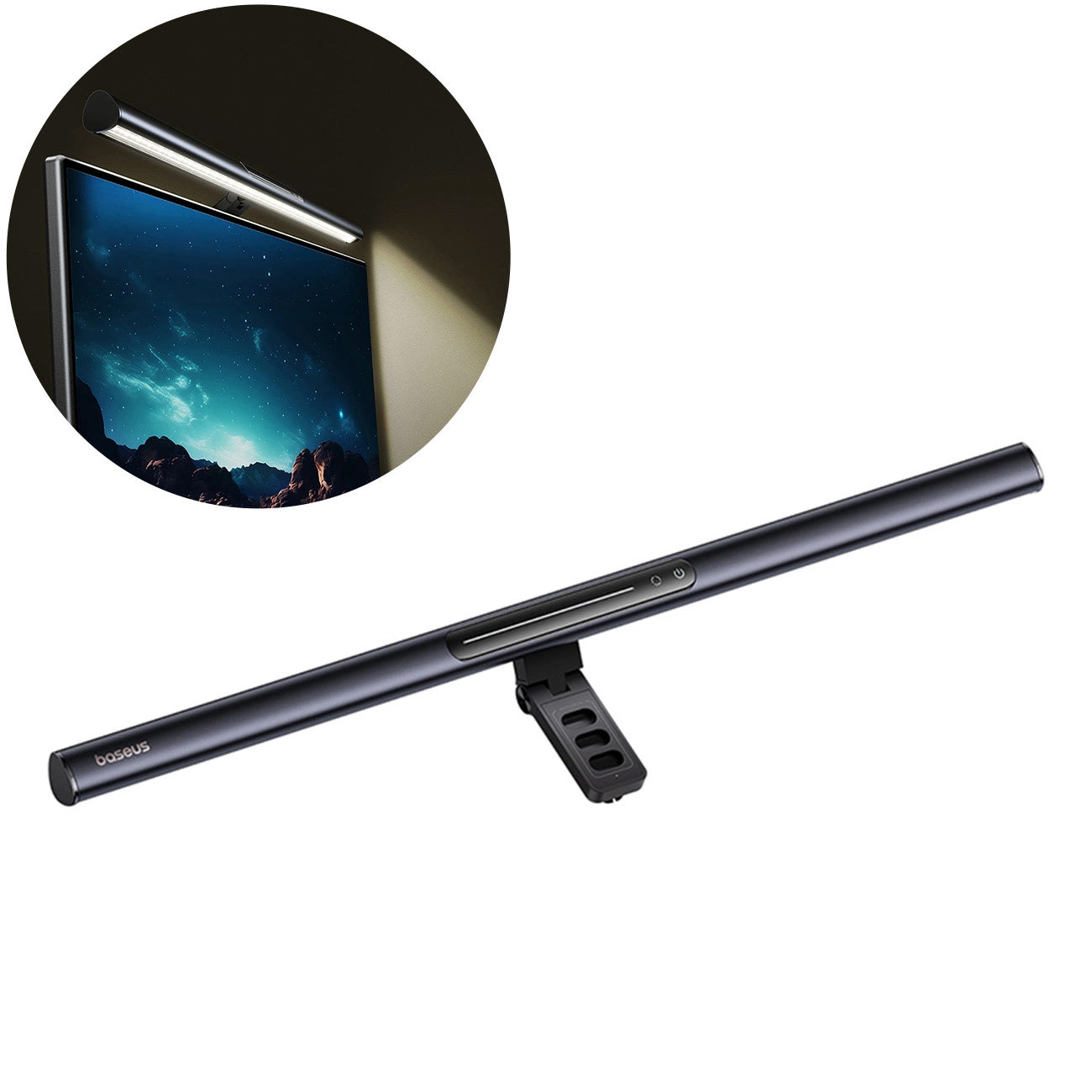 Lampa Led Monitor Baseus i-Wok 3, 2700K - 6000K, Neagra L10068500111-00