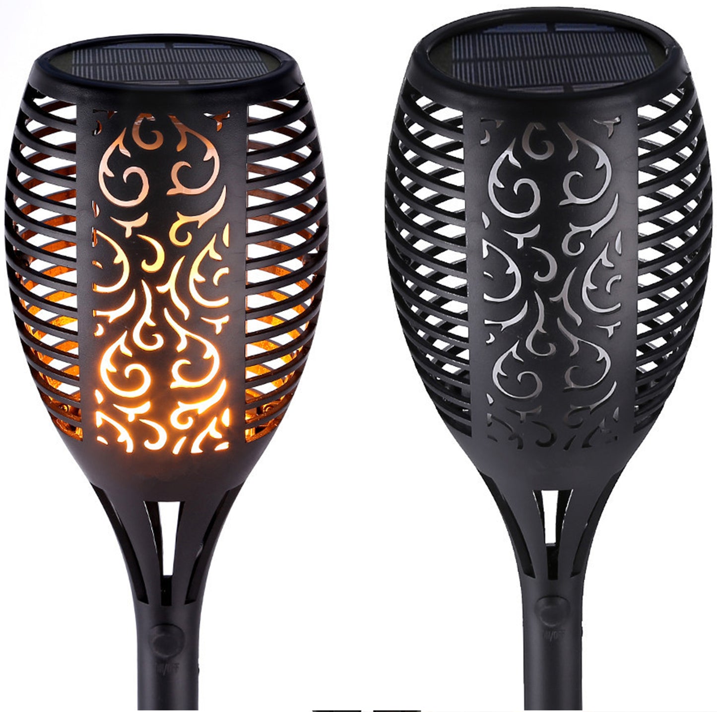 Solární lampa Forever, 96Led, 2800K, IP65, černá
