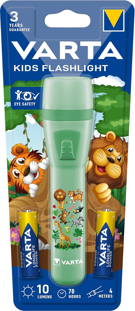 LED svítilna Varta Kids Flashlight, 10lm, Zelená