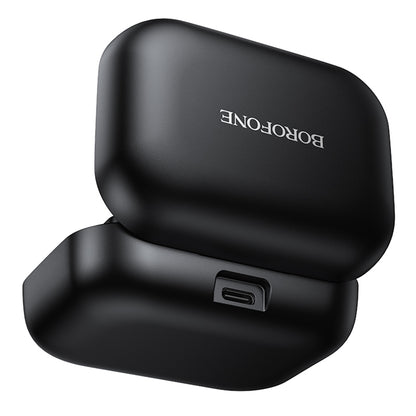 Lavalierový mikrofon Borofone BFK17 Lemai, USB-C, sada 2 kusy, černá