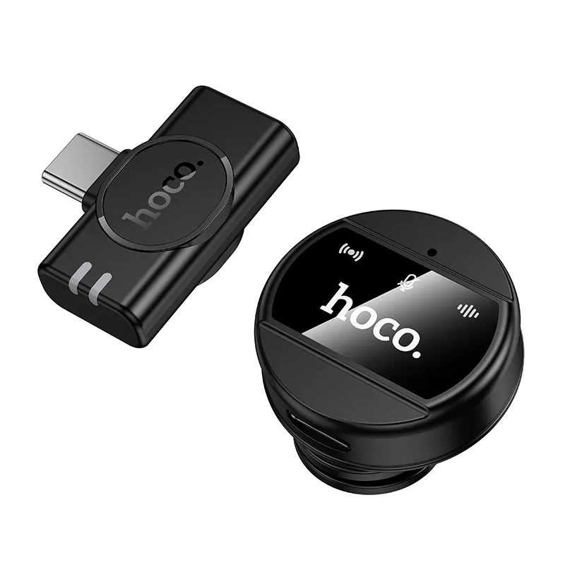 Lavaliera HOCO L21, USB-C, Černá