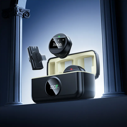 Lavaliera HOCO L22, USB-C / Lightning, Sada 2 kusy, Černá