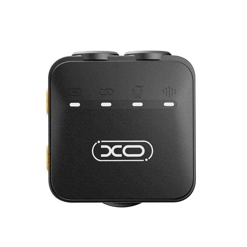 Lavaliera XO Design MC15 Dual, USB-C / Lightning, Sada 2 kusy, Černá
