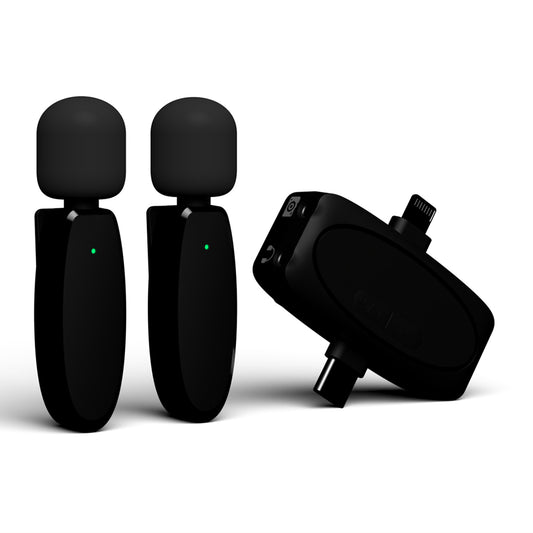 Lavaliera Yesido KR15, USB-C / Lightning, Sada 2 kusy, Černá