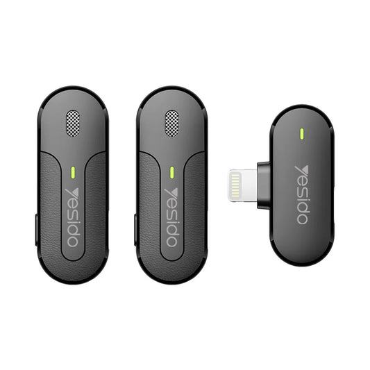 Lavaliera Yesido KR16, Lightning, Sada 2 kusy, Černá