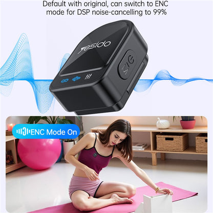 Lavaliera Yesido KR19, USB-C / Lightning, Sada 2 kusy, Černá