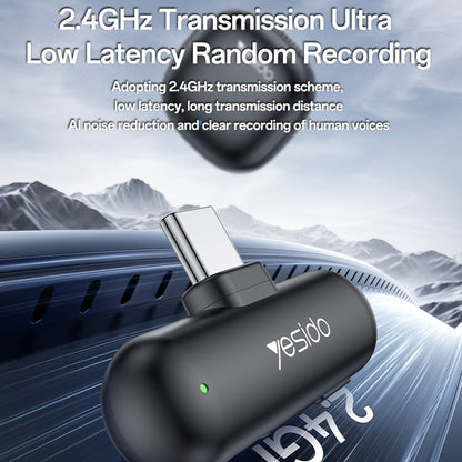 Lavaliera Yesido KR20, Lightning, Sada 2 kusy, Černá