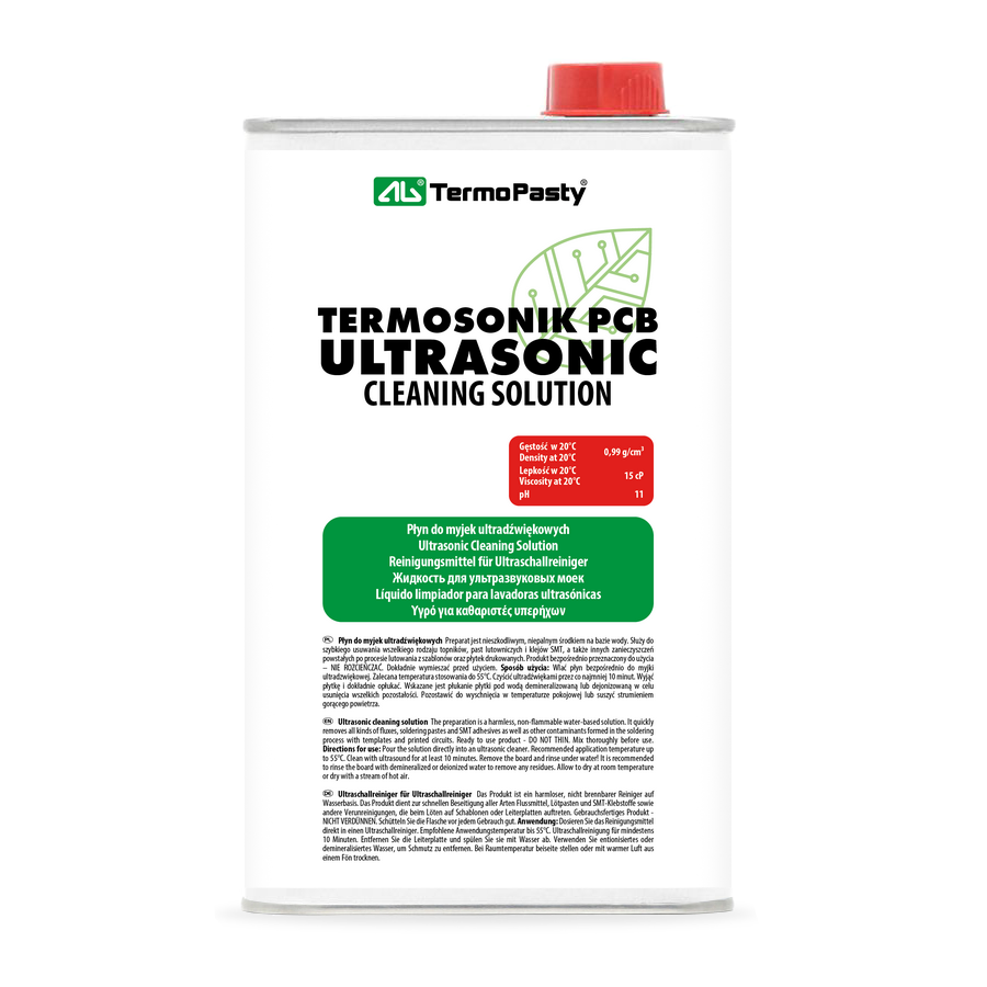 Ultrazvuková čisticí kapalina AG Termopasty pro PCB desky, 1l ART.AGT-200