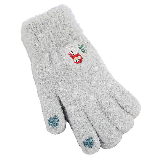 Dámské zimní dotykové rukavice Techsuit ST0011, velikost 17 cm, modré