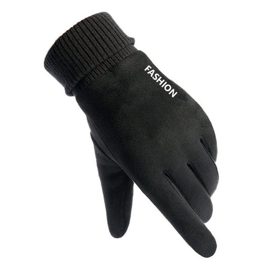 Unisex zimní dotykové rukavice Techsuit ST0010, univerzální velikost, černé