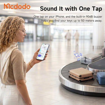Mcdodo SmartTag Luggage Napa Pro AT-3790 pro iOS Series, černá