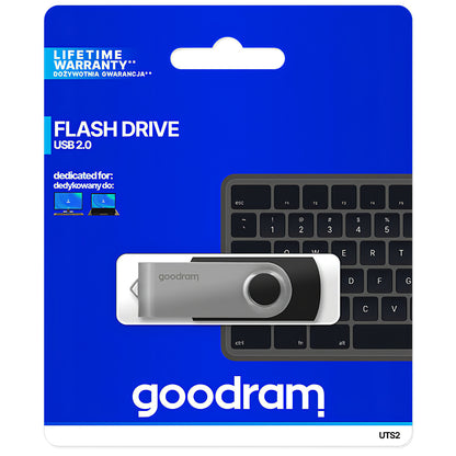 Externí paměť USB-A GoodRam UTS2, 64Gb UTS2-0640K0R11
