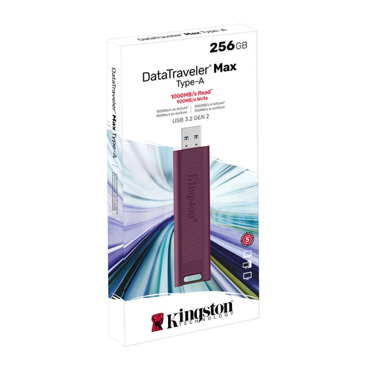 Externí paměť USB-A 3.2 Kingston DT Max, 256Gb DTMAXA/256GB