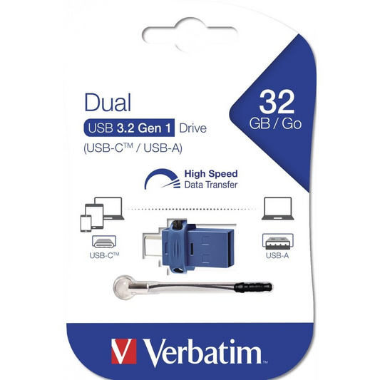 Externí paměť USB-A 3.0 / USB-C Verbatim StoreNGo, 32Gb 49966