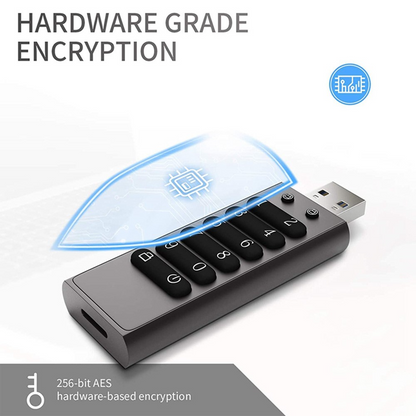 Externí paměť USB-A 3.0 OEM XC002 KeySecure, 64Gb