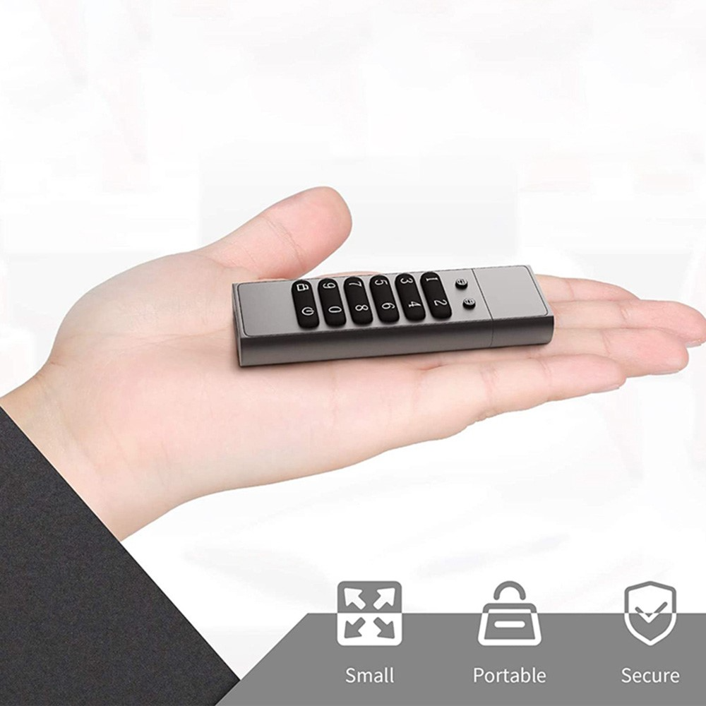 Externí paměť USB-A 3.0 OEM XC002 KeySecure, 64Gb