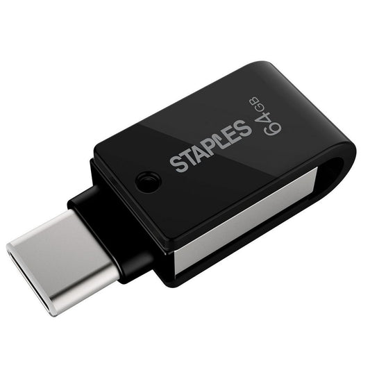 Externí paměť USB-A 3.1 / USB-C Staples K23, 64Gb EKMMD64GK233CST