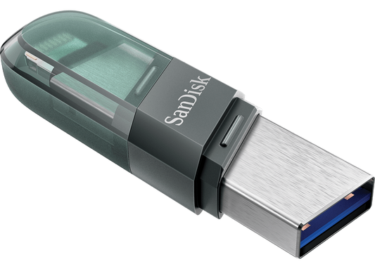 Externí paměť USB-A 3.1 / Lightning SanDisk iXpand Flip, 64Gb SDIX90N-064G-GN6NN