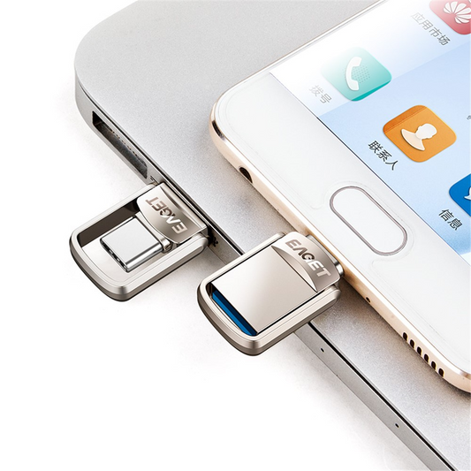 Externí paměť USB-A 3.1 / USB-C Eaget CU20, 64Gb
