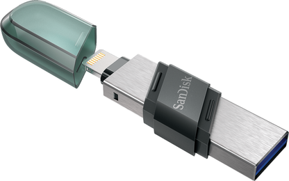 Externí paměť USB-A 3.1 / Lightning SanDisk iXpand Flip, 64Gb SDIX90N-064G-GN6NN