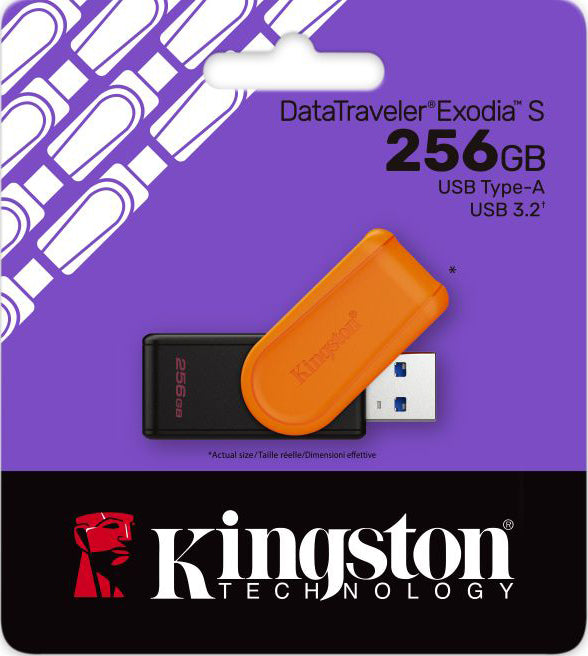 Externí paměť USB-A 3.2 Kingston DT Exodia S, 256Gb DTXS/256GB