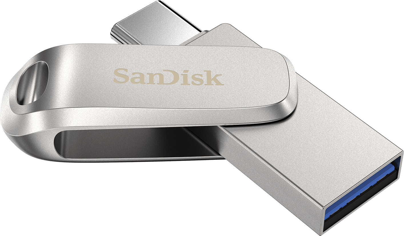 Externí paměť USB-A 3.2 / USB-C SanDisk Ultra Luxe Dual Drive, 256Gb SDDDC4-256G-G46
