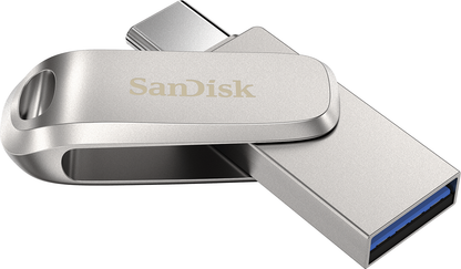 Externí paměť USB-A 3.2 / USB-C SanDisk Ultra Luxe Dual Drive, 256Gb SDDDC4-256G-G46