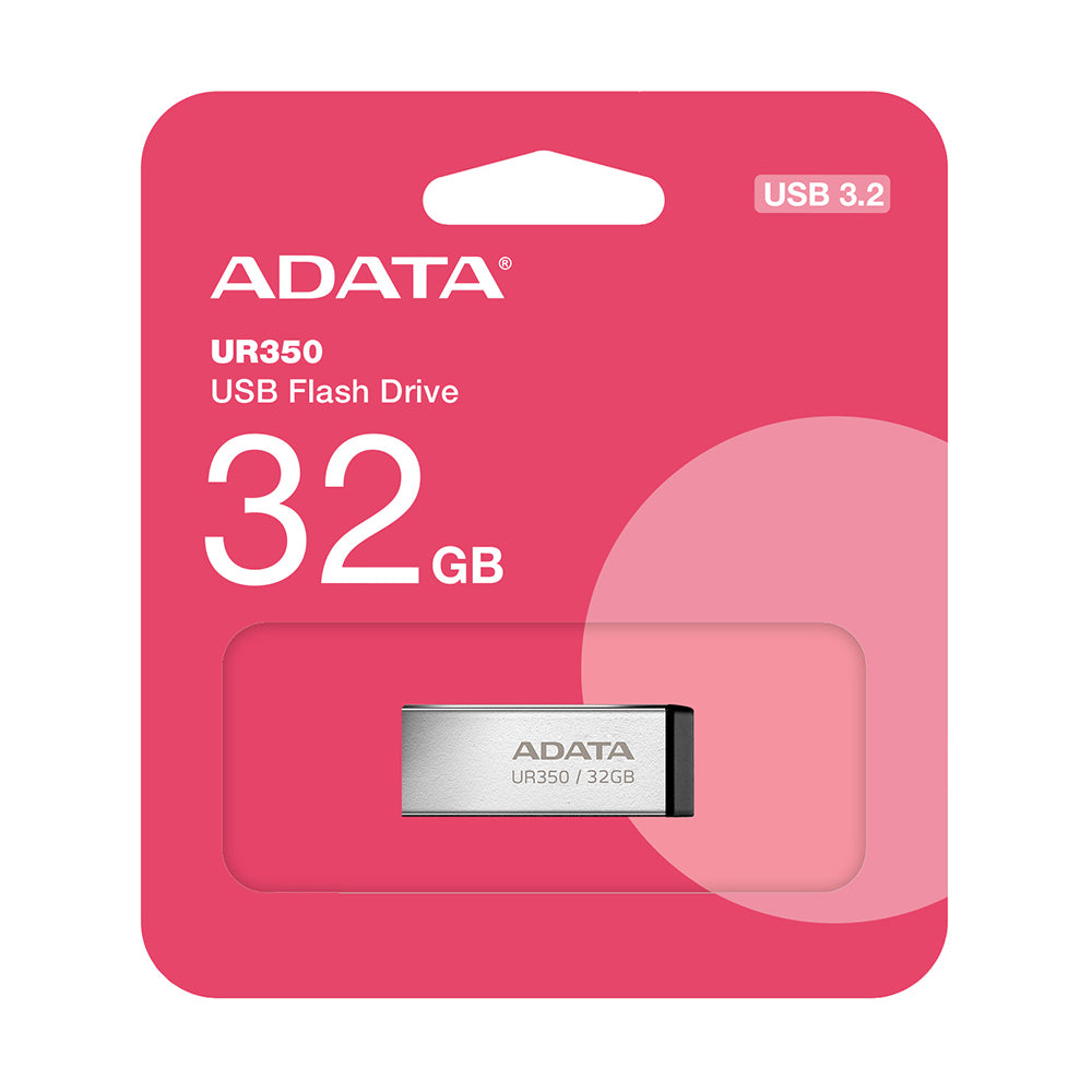 Externí paměť USB-A 3.2 Adata UR350, 32 GB UR350-32G-RSR/BK