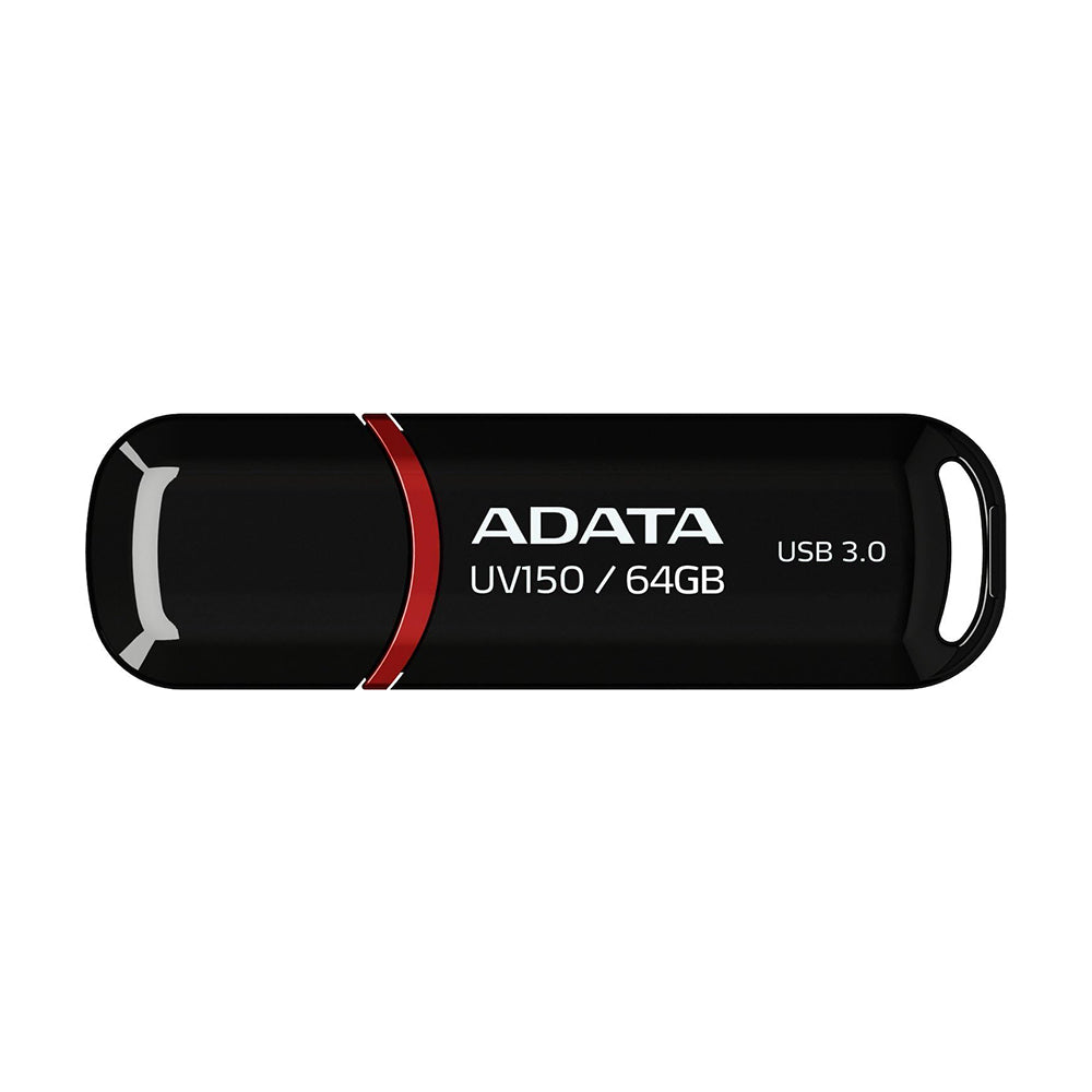 Adata UV150 USB-A 3.2 External Memory, 64GB AUV150-64G-RBK