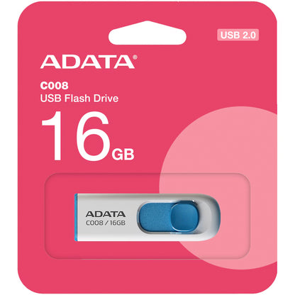 Externí paměť USB-A Adata C008, 16Gb AC008-16G-RWE