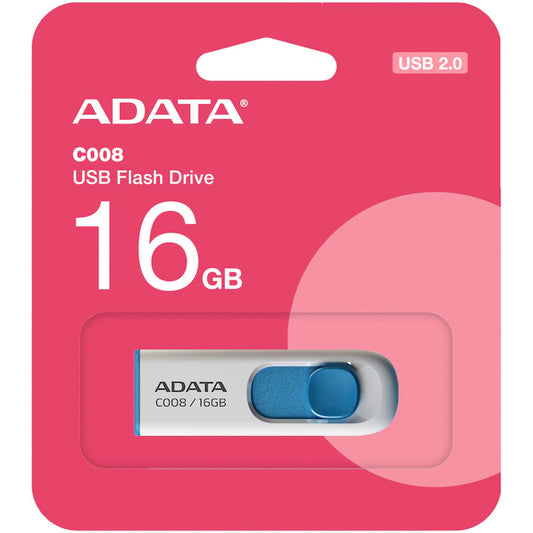 Externí paměť USB-A Adata C008, 16Gb AC008-16G-RWE