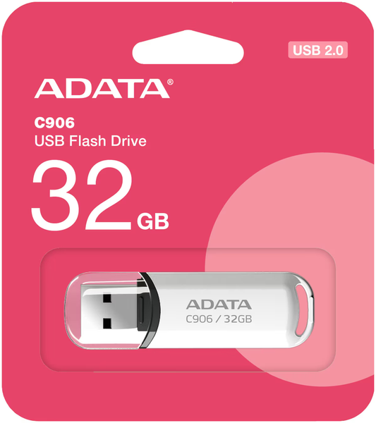Externí paměť USB-A Adata C906, 32Gb AC906-32G-RWH