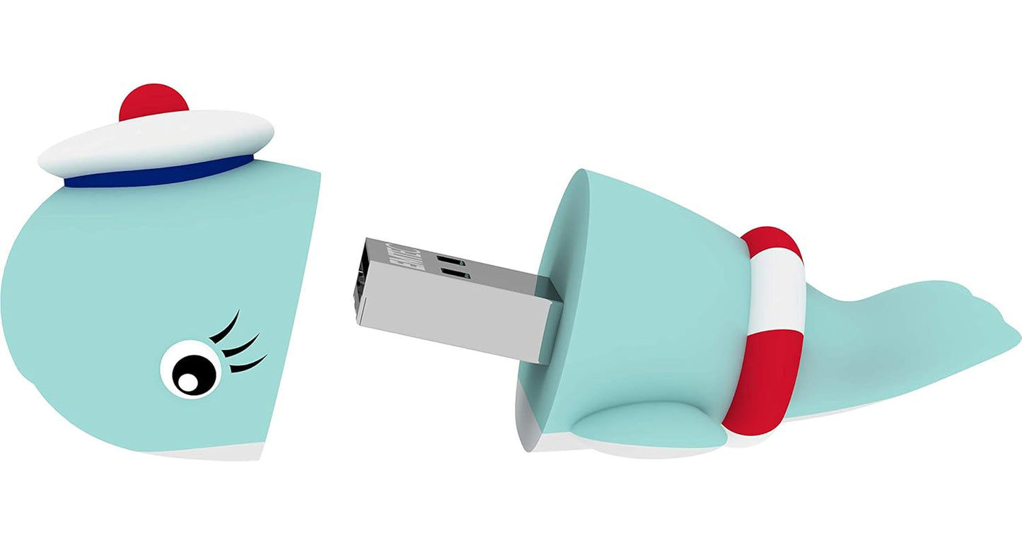 Externí paměť USB-A Emtec M337 Whale, 16Gb ECMMD16GM337