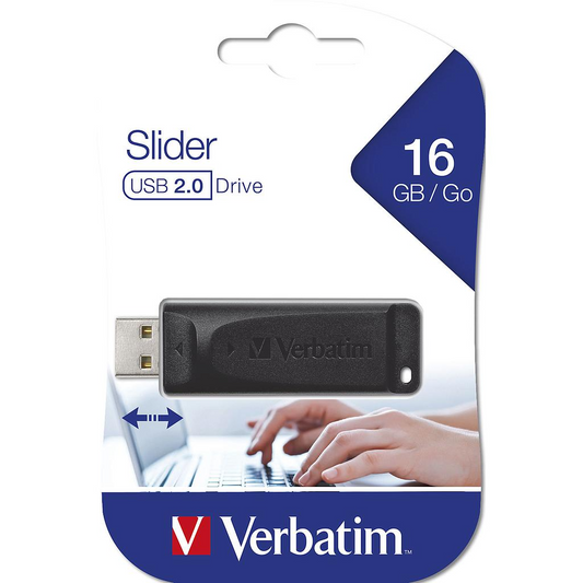 Externí paměť USB-A Verbatim PenDrive Slider, 16Gb