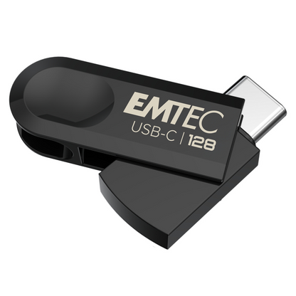 Externí paměť USB-C Emtec C280 Single, 128Gb ECMMD128GC2