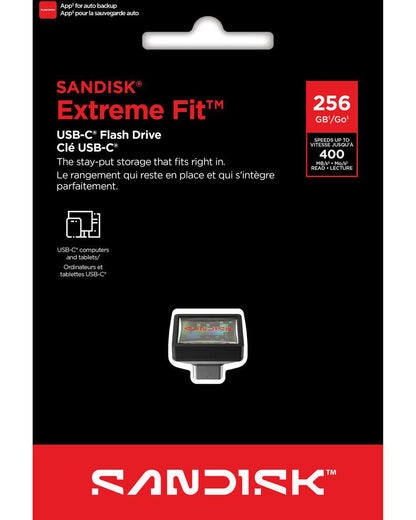 Externí paměť USB-C SanDisk Extreme Fit, 256Gb SDCZ530-256G-G46