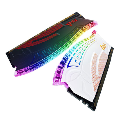 Operační paměť Dato Ares Armor, DDR4, RGB, 2 x 8GB, 3600Mhz, CL18, Bílá AMRGB8GX216G36W