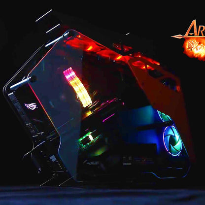 Paměť RAM Dato Ares Armor, DDR4, RGB, 8GB, 3600Mhz, CL18, Černá AMRGB1G88G36K