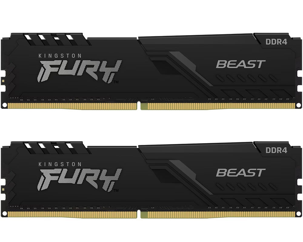 Paměť RAM Kingston Fury Beast, DDR4, 2 x 16GB, 3200MHz KF432C16BBK2/32