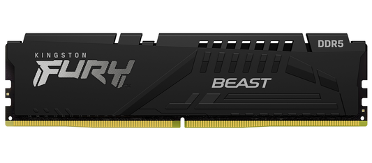 Paměť RAM Kingston Fury Beast, DDR5, 8GB, 5600MHz, Znovu zabalená KF556C40BB-8