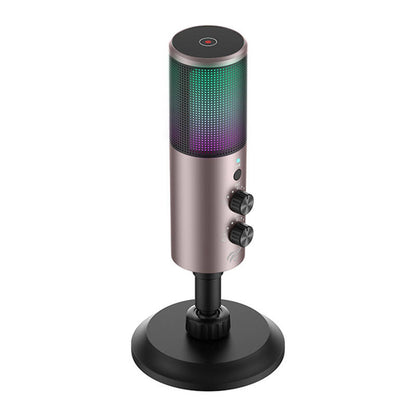 Herní mikrofon HAVIT GK61, RGB, USB-C, Šedý