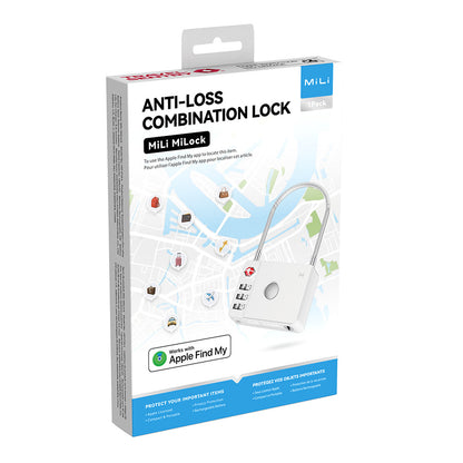 MiLi SmartTag MiLock Luggage pro iOS Series, bílá HD-P16-L