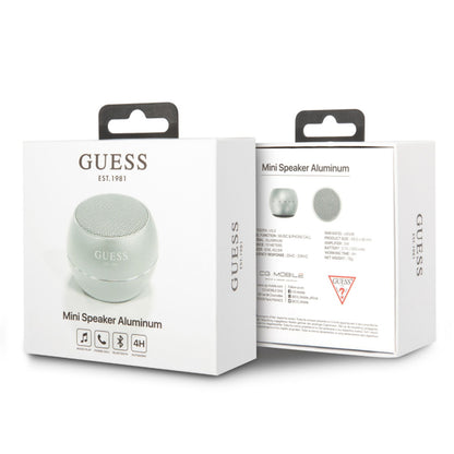 Přenosný Bluetooth reproduktor Guess, 3W, stříbrný